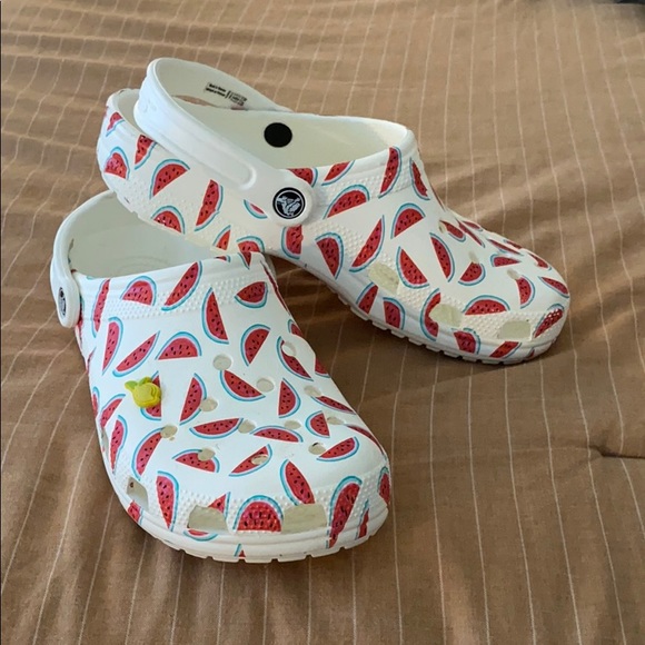 watermelon crocs